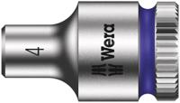 05003501001 Wera 1/4 in Drive 4mm Standard Socket, 6 point, 23 mm Overall Length