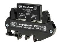 dra1-mpdcd3-b Sensata Crydom DRA1-MP Series Solid State Interface Relay, 32 V dc Control, 3 A Load, DIN Rail Mount