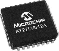 at27lv512a-90ju Microchip 512kbit EPROM 32-Pin PLCC, AT27LV512A-90JU