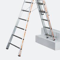 01253008 TUBESCA Aluminium Ladder 8 steps 5.13m open length