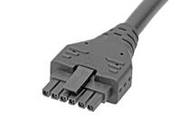 214770-0610 Molex 6 Way Female Micro-Fit 3.0 to 6 Way Female Micro-Fit 3.0 Wire to Board Cable, 1m
