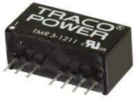 tmr-3-1213hi TRACOPOWER TMR 3HI DC-DC Converter, 15V dc/ 200mA Output, 9 → 18 V dc Input, 3W, Through Hole, +85°C Max Temp
