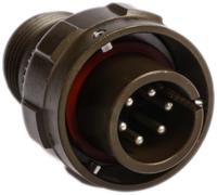97b-3106a-14s-6p-hd Amphenol Limited, 97B, Brass 6 Way Cable Mount MIL Spec Circular Connector Plug, Pin Contacts,Shell Size 14S, Bayonet