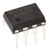 tl072cp TL072CP Texas Instruments, Operational Amplifier, 3 MHz, 8-Pin 15 V PDIP