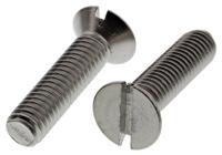 527-331 RS PRO Slot M6 Countersunk A2 304 Stainless Steel Machine Screws DIN 963 x 25.0mm