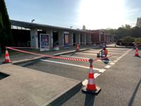 217-5264 RS PRO Red & White ABS Strap Reel, Red, White Tape