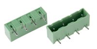 874-5417 RS PRO, 7.62mm Pitch, 4 Way, Right Angle, Pluggable Terminal Block, Header, Through Hole, Solder Termination