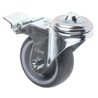 3842541226 Bosch Rexroth M12 Thread Plastic Castor Wheels, 10mm Groove