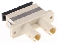729-6582 RS PRO ST to SC Multimode Duplex Fibre Optic Adapter