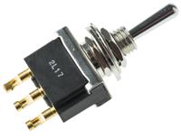 ftg09g04 TE Connectivity Toggle Switch, Panel Mount, (On)-Off-(On), 3PDT, Solder Terminal, 20V