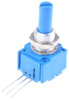 91a1a-b28-d15l Bourns 91 10kΩ Rotary Potentiometer 1-Gang, Panel Mount (Through Hole), 91A1A-B28-D15L