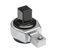 58250010 STAHLWILLE 735 Series Reversible Ratchet Ratchet Insert Tool, 1/2 in, 9 x 12 Insert, Chrome Finish