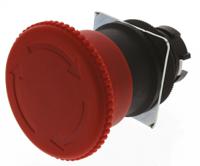 a22e-m-02 Omron A22E Series Twist Release Emergency Stop Push Button, Panel Mount, 2NC, IP65