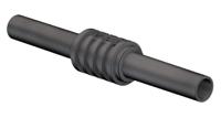 669123-21 Staubli Black, Female Banana Coupler With Brass contacts and Nickel Plated - Socket Size: 4mm