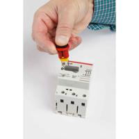 149434 Brady Black, Red, Yellow 1-Lock Glass-Reinforced Nylon Miniature Circuit Breaker Switch Lockouts, 7.14mm Shackle