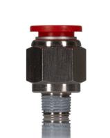 c01251018 Norgren Pneufit C Series Straight Threaded Adaptor, Push In 10 mm to R 1/8, Threaded-to-Tube Connection Style, C0125