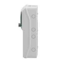 13160m Schneider Electric Polymer White Rectangular Adaptable Enclosure Box, 138mm x 460mm x 160mm