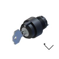 238-3943 RS PRO 2-position Key Switch Head, Maintained, 22.5mm Cutout