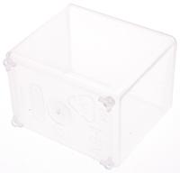 100274 Raaco Transparent PP Compartment Box, 47mm x 39mm x 55mm