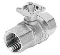 vzbm-114-rp-25-d-2-f03-b2b3 Festo Nickel Plated Brass 2 Way, Ball Valve, 25bar Operating Pressure