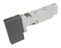 vqc2101nr-51 SMC 5/2 Pneumatic Solenoid Valve - Solenoid/Solenoid VQC2000 Series 24V dc