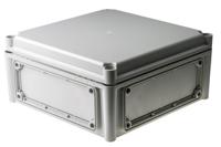 ekoe-130-g-ekovt Fibox EK Series Grey Polycarbonate Enclosure, IP66, IP67, Flanged, Grey Lid, 280 x 280 x 130mm
