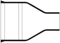 202k232-25-0 TE Connectivity Straight, Fluid Resistant Elastomer, 25mm