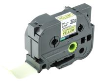 tze-c51 Brother Black on Fluorescent yellow Label Printer Tape, 5 m Length, 24 mm Width