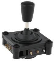 1v1-5f-11-87 APEM 2-Axis Joystick Switch Conical, Momentary, IP65 250V ac
