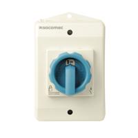 21153303 Socomec 3P Pole Wall Mount Switch Disconnector - 32A Maximum Current, 13kW Power Rating, IP65