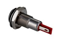 dx0505rd12 Bulgin DX Series Red Panel Mount Indicator, 12V dc, 12.2mm Mounting Hole Size, Solder Tab Termination, IP67