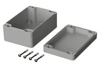 03216000 Bopla Euromas Series Light Grey ABS Enclosure, IP66, Light Grey Lid, 120 x 80 x 60mm
