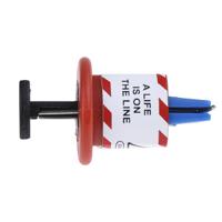 862-5234 RS PRO Black, Blue, Red 1-Lock ABS, Nylon, Steel Conventional Miniature Circuit Breaker Lockout, 7.25mm Shackle