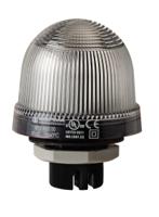81640055 Werma 816 Series Clear Continuous lighting Beacon, 24 V, Built-in Mounting, LED Bulb