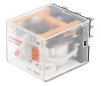 121-7817 RS PRO Plug In Power Relay, 24V ac Coil, 10A Switching Current, 3PDT