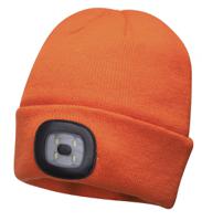171-6853 RS PRO Orange Acrylic LED Beanie Hat