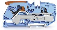 2116-1204 WAGO  TOPJOB S, 2116 Series Blue, 16mm², Single-Level, Push-In Cage Clamp Termination, ATEX, IECEx