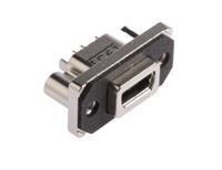 musbb55104 Amphenol Communications Solutions Straight, Through Hole, Socket Type B 2.0 USB Connector