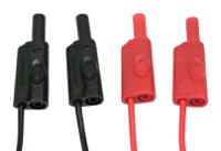 p01295290z Chauvin Arnoux Test Leads, 20A, 600V, Black/Red, 2m Lead Length