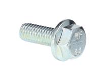 286-6927 RS PRO Bright Zinc Plated Steel, Plain Flange Bolt, M8 x 20mm