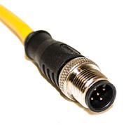 c5a06m005 Mueller Electric Male 5 way Straight to Free End Sensor Actuator Cable, 5 m