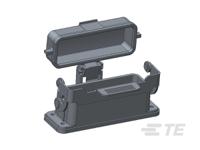 t1519162000-000 TE Connectivity HDC Heavy Duty Power Connector Housing, Bottom Entry