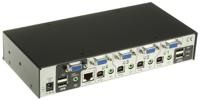 av4pro-vga-uk Adder 4 Port USB VGA KVM Switch, 3.5 mm Stereo