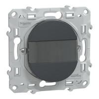 s340266 Schneider Electric Anthracite Rocker Switch Grid Module 10A, Ovalis Series
