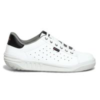 07joppa7827pt43 Parade Joppa Unisex Black, White Stainless Steel Toe Capped Safety Trainers, UK 9, EU 43