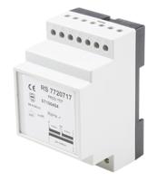 772-0717 RS PRO 16VA DIN Rail Transformer, 230V ac Primary, 4V ac Secondary