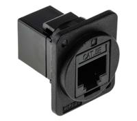 874-1263 RS PRO Single-Port RJ45 Feedthrough Connector, Cat5e, UTP