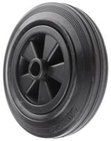 1811020 Guitel Hervieu Black Rubber Ageing Resistant Trolley Wheel, 200kg