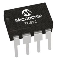 tc622vpa Microchip Temperature Sensor, Driver Output, Through Hole Mount, Serial, ±5°C, 8 Pins