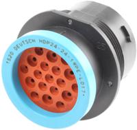 hdp24-24-19pe-l017 Deutsch Circular Connector, 19 Contacts, Cable, 2.39 mm Connector, Socket, Male, IP67, HD20 Series